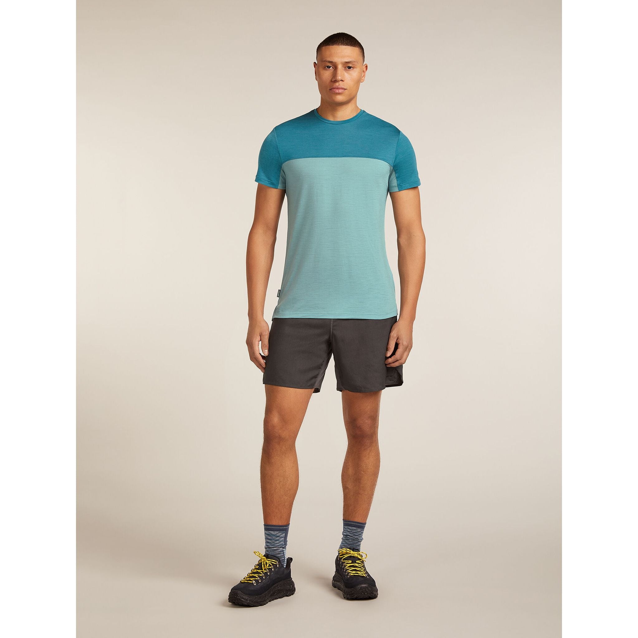 Icebreaker Men's Merino Blend 125 Cool-Lite Sphere SS T-Shirt Colour Block
