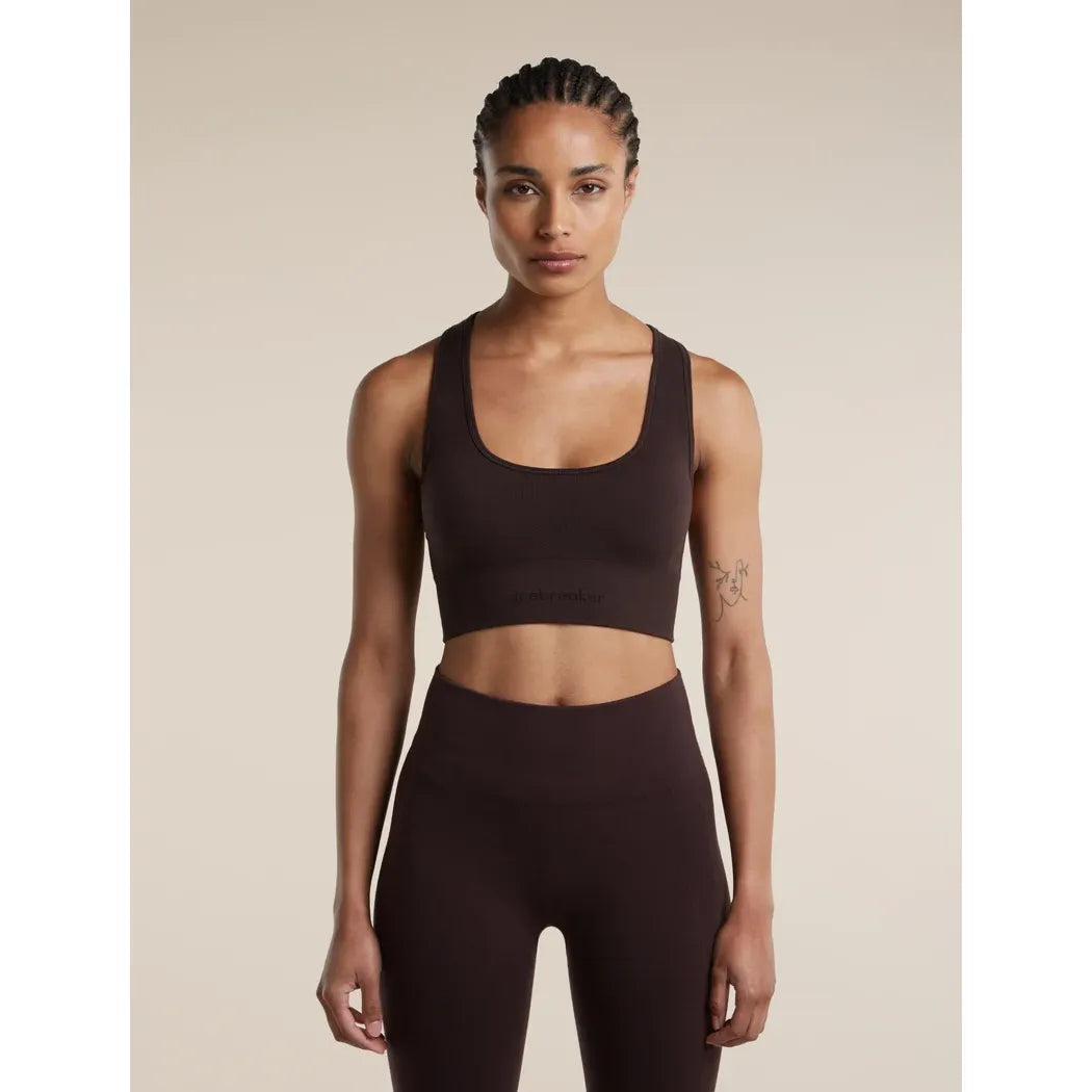 Icebreaker Women's Merino Blend 260 ZoneKnit Seamless Bra Bras Outside Sports