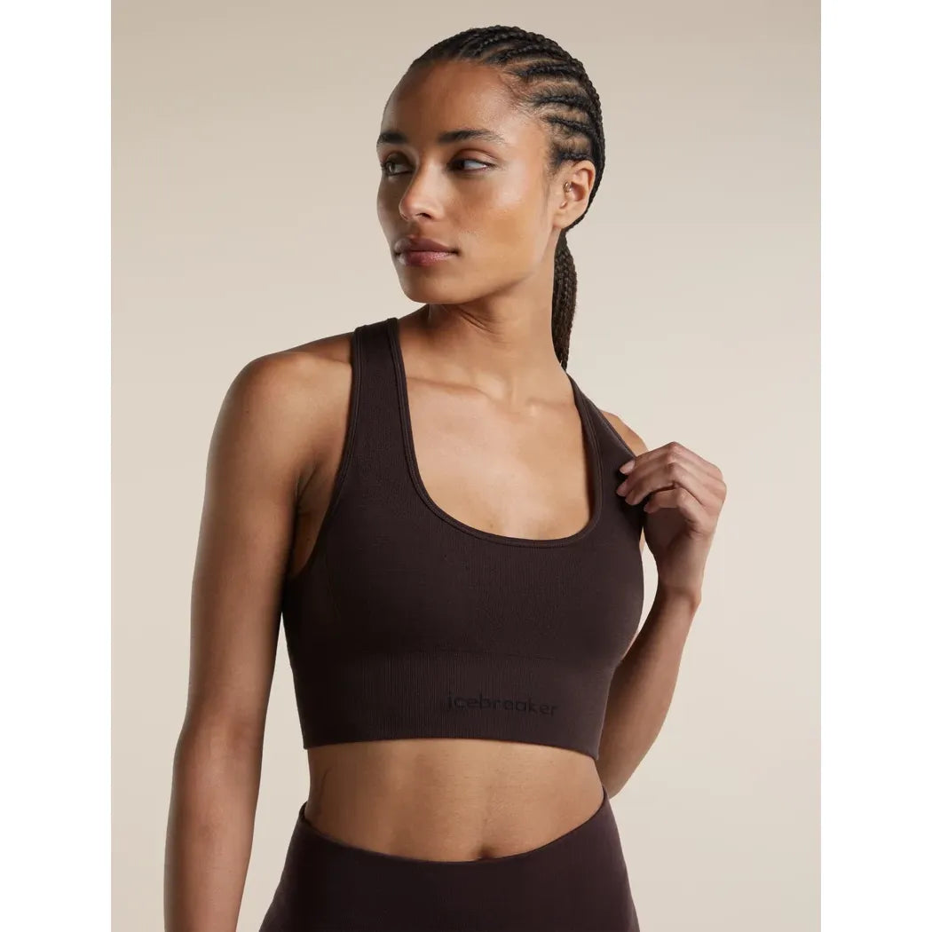 Icebreaker Women's Merino Blend 260 ZoneKnit Seamless Bra Bras Outside Sports