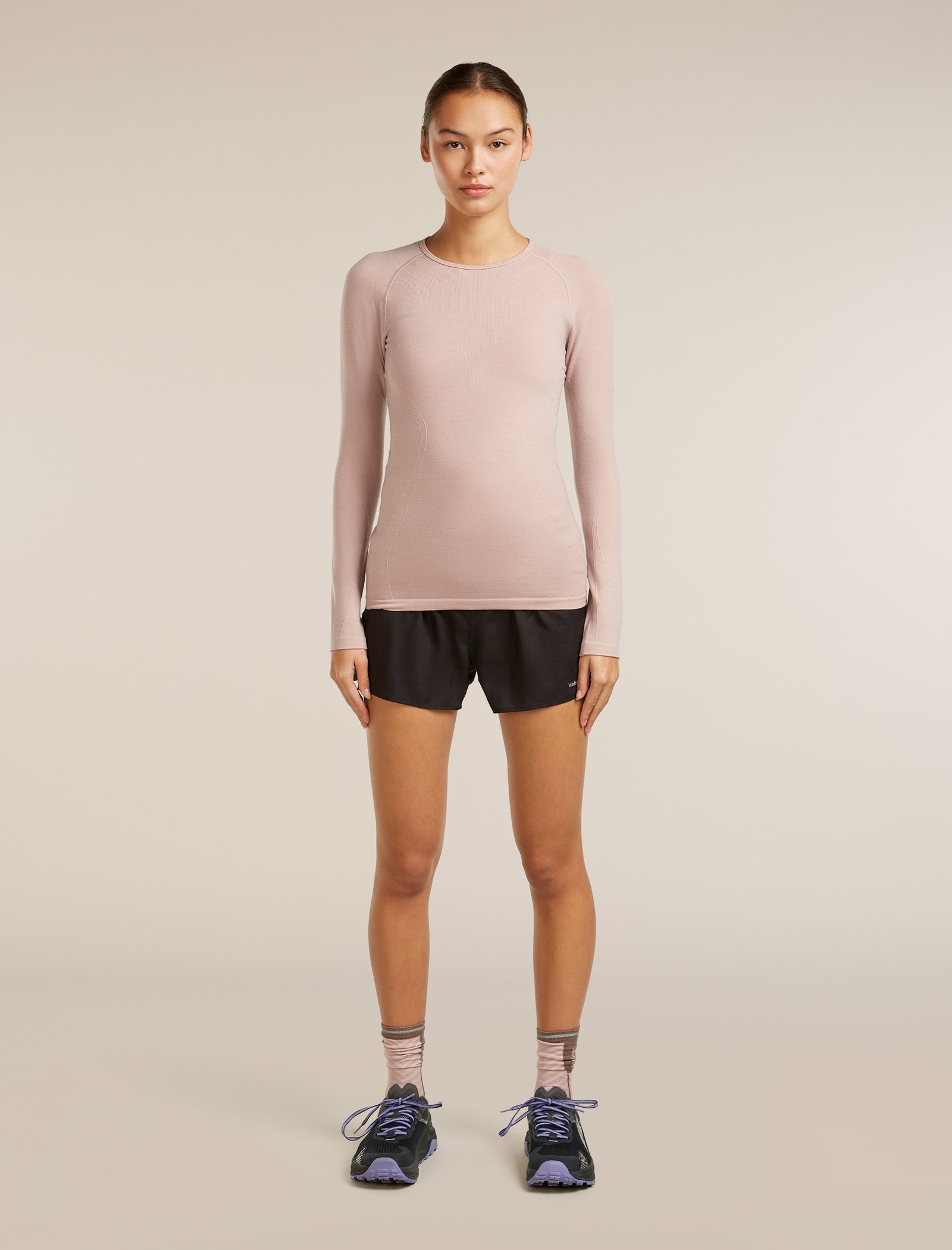 Icebreaker Women's Merino 260 ZoneKnit Seamless Long Sleeve Crewe