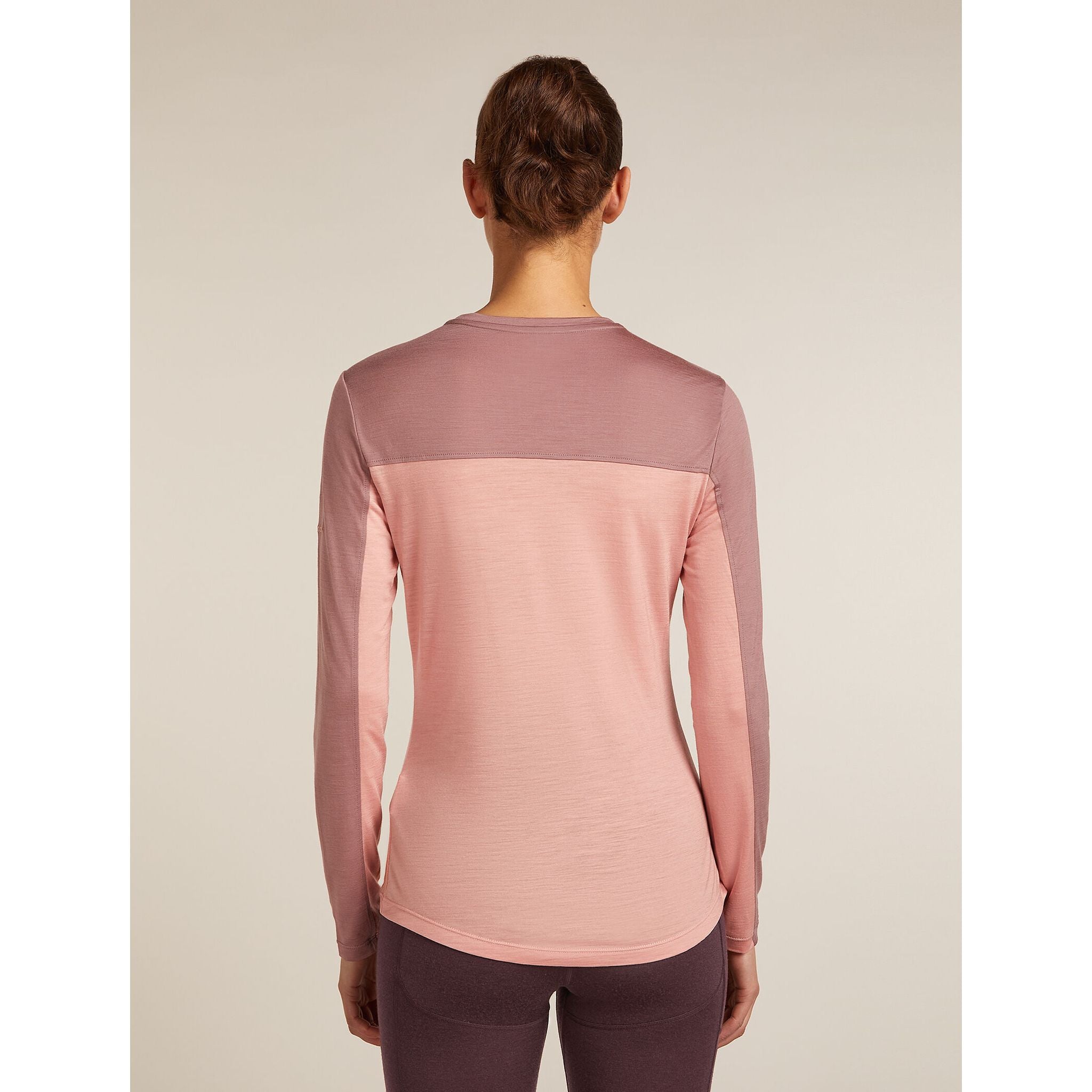 Icebreaker Women's Merino Blend 125 Cool-Lite Sphere LS T-Shirt Colour Block