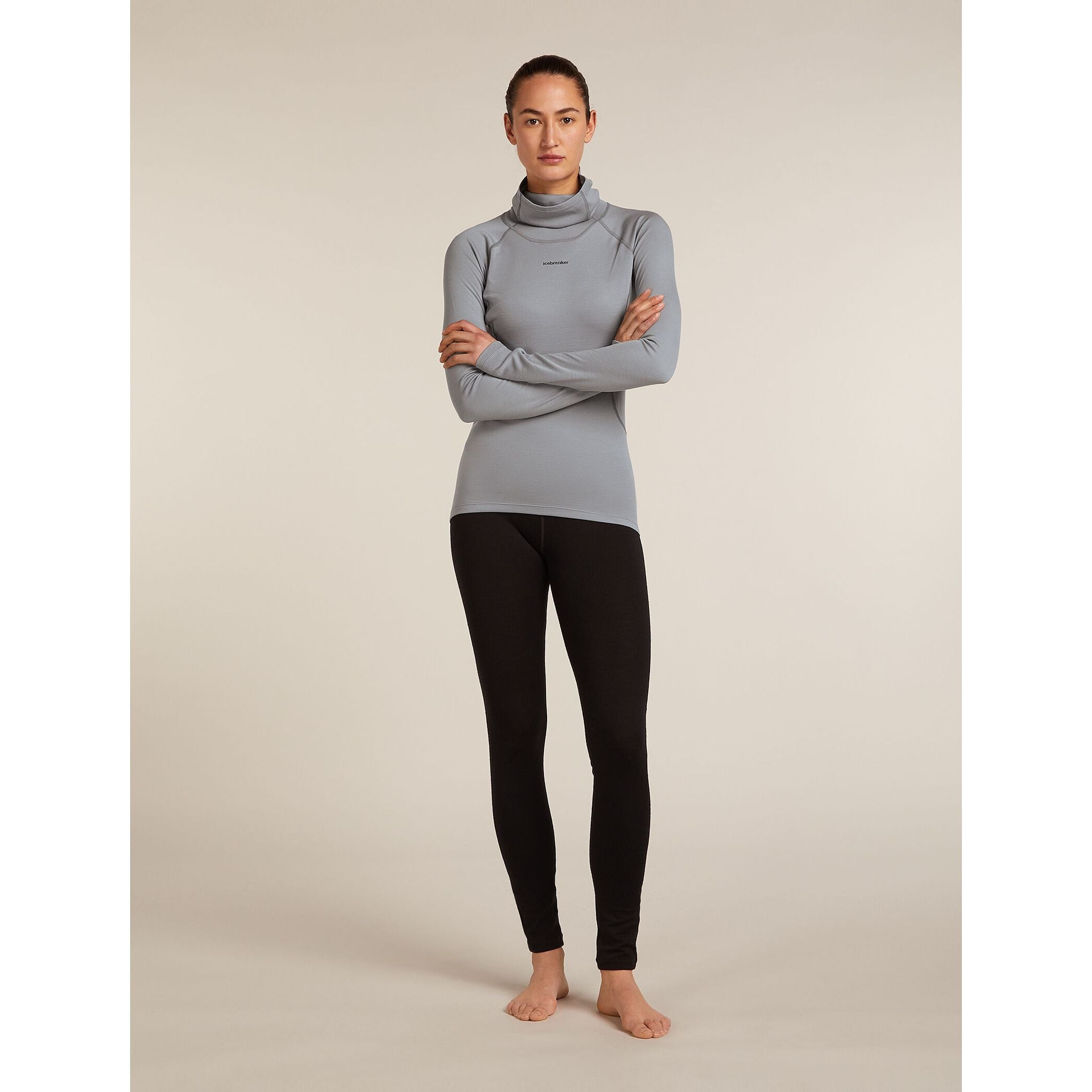 Icebreaker Women's 300 MerinoFine Polar Long Sleeve Roll Neck