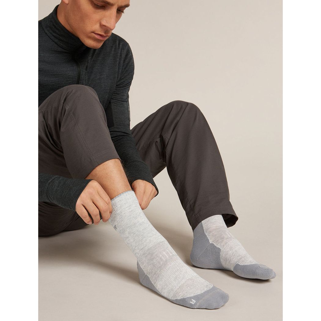 Icebreaker Men's Merino Hike+ Light Crew Socks