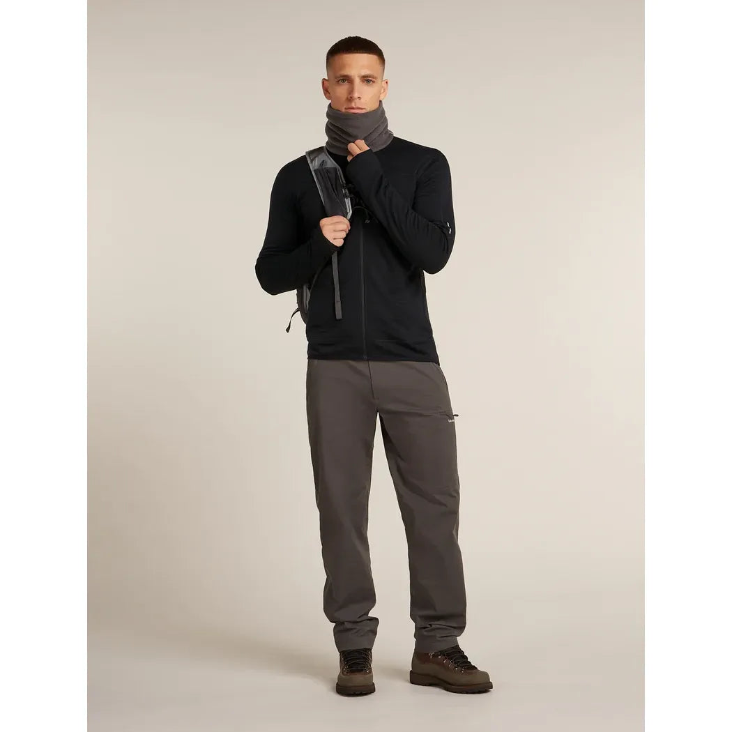 Icebreaker Men's Merino Blend 300 RealFleece Descender LS Zip