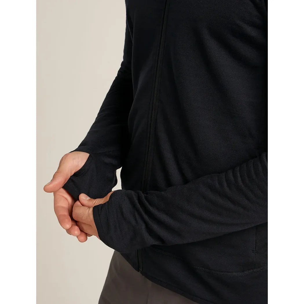 Icebreaker Men's Merino Blend 300 RealFleece Descender LS Zip
