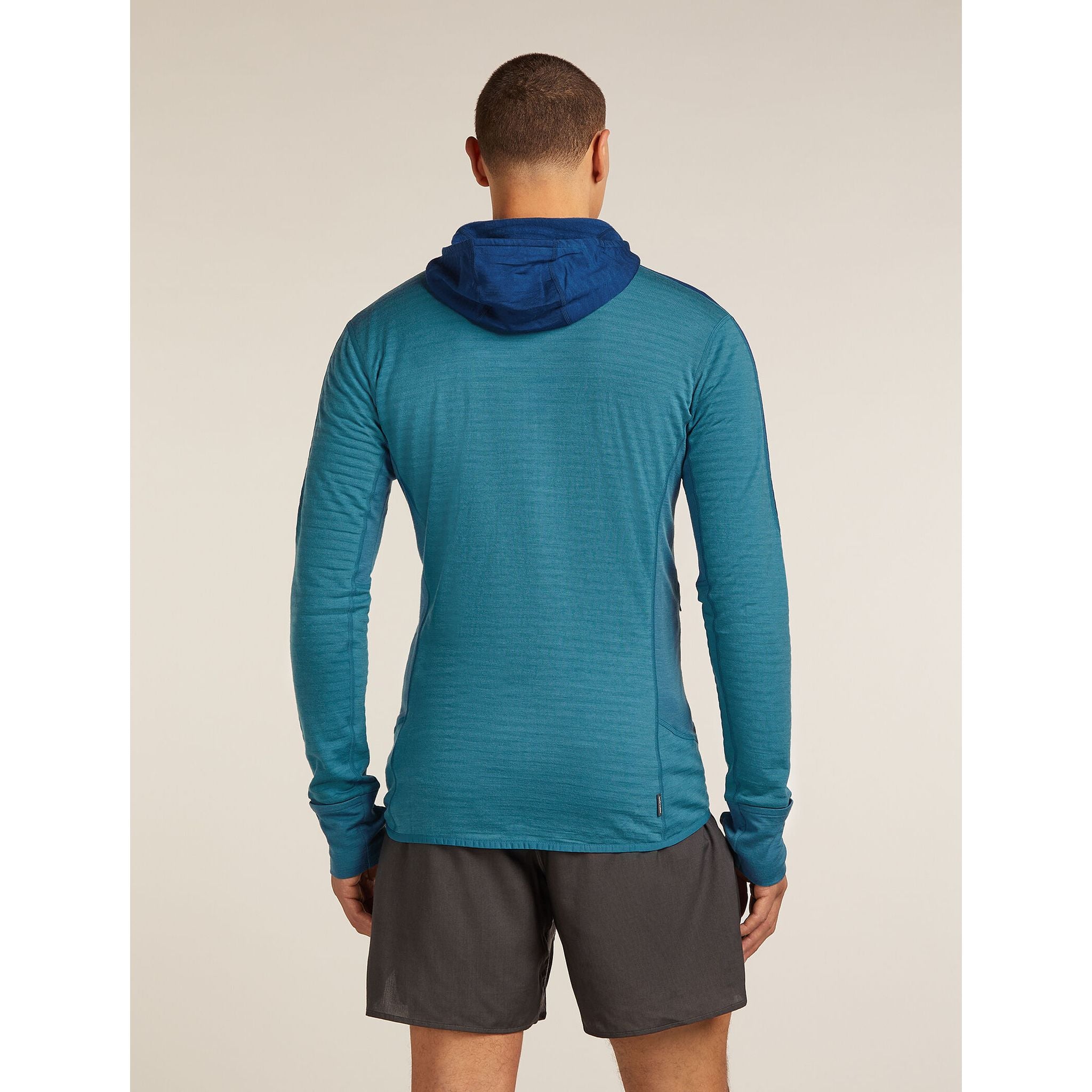 Icebreaker Men's Merino Blend 300 RealFleece Descender LS Zip Hoodie