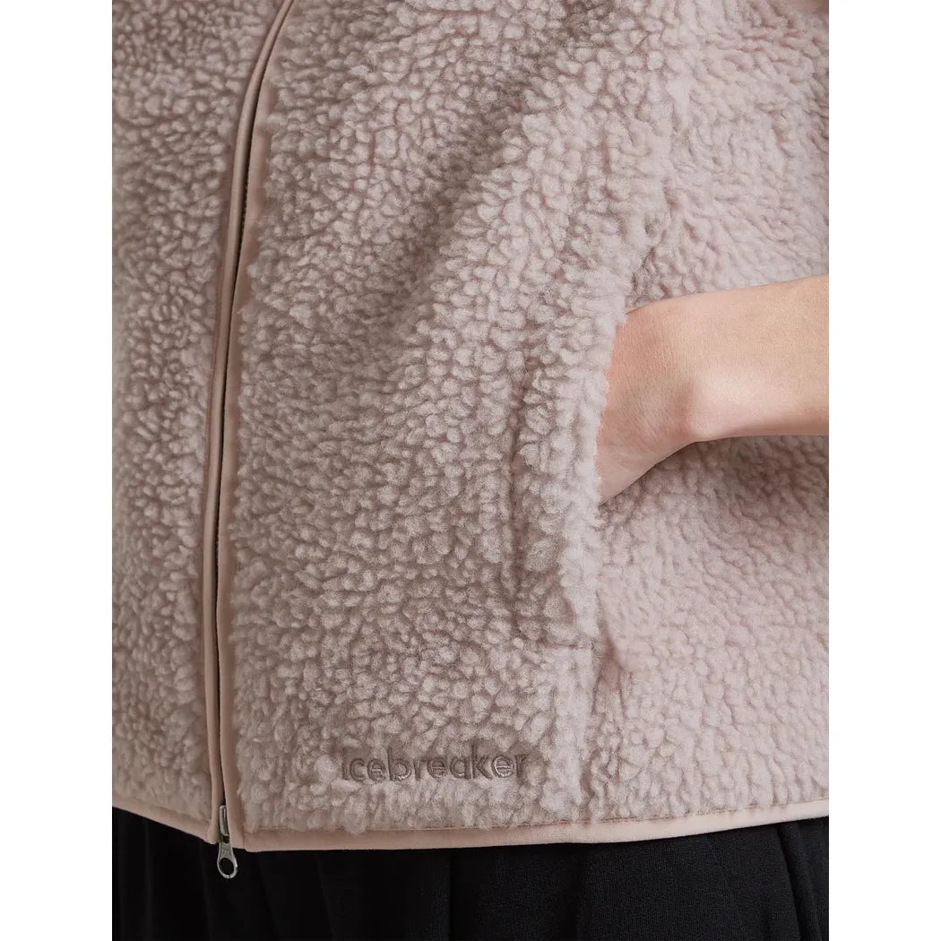 Icebreaker Women's Merino Blend 960 RealFleece High Pile Vest Vests Outside Sports
