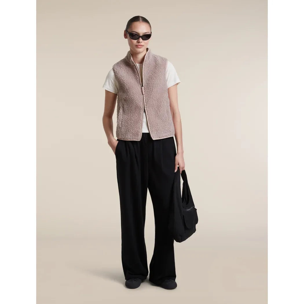 Icebreaker Women's Merino Blend 960 RealFleece High Pile Vest Vests Outside Sports