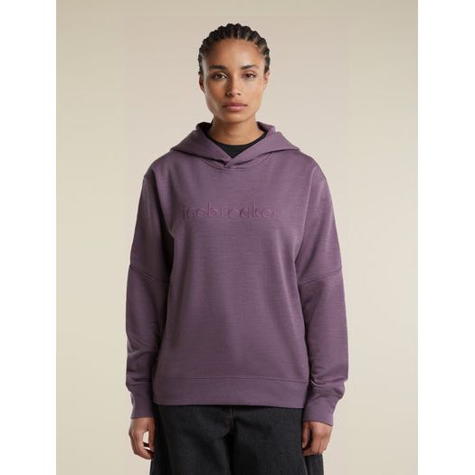 Icebreaker Women's Merino 360 Realfleece Elemental Long Sleeve Hoodie