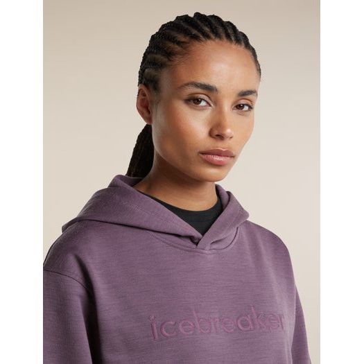 Icebreaker Women's Merino 360 Realfleece Elemental Long Sleeve Hoodie