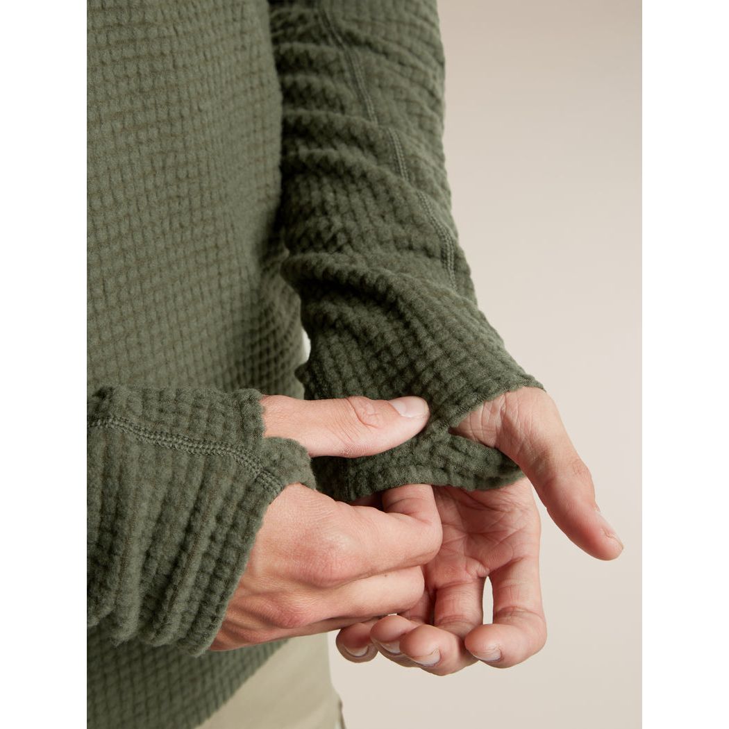 Icebreaker Men's Merino 400 RealFleece Peaksland Long Sleeve Half Zip