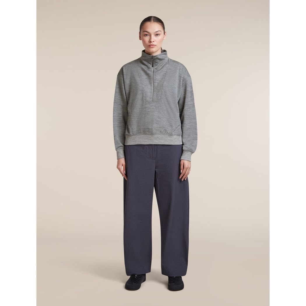 Icebreaker Women's Merino 150 Drift Relaxed Long Sleeve Half Zip