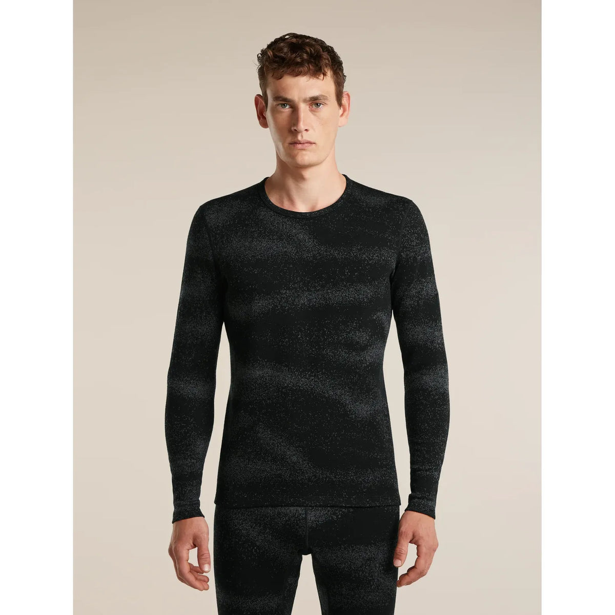 Icebreaker Men's Merino 260 Oasis Vertex Long Sleeve Crewe Chillwave