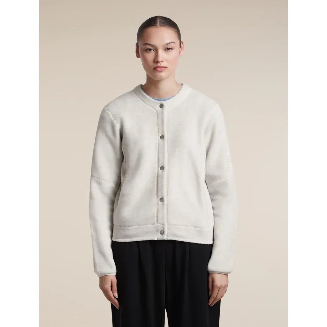 Icebreaker Women's Merino Blend 800 RealFleece Classic Pile Cardigan