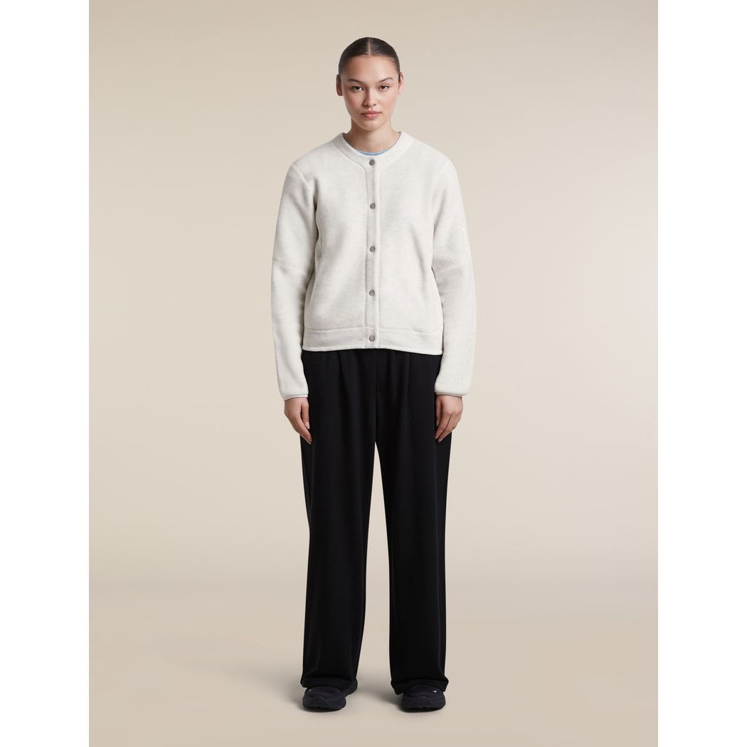 Icebreaker Women's Merino Blend 800 RealFleece Classic Pile Cardigan