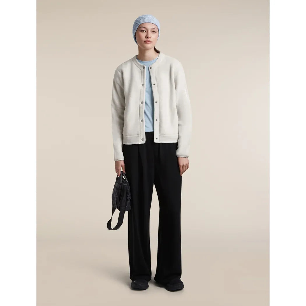 Icebreaker Women's Merino Blend 800 RealFleece Classic Pile Cardigan
