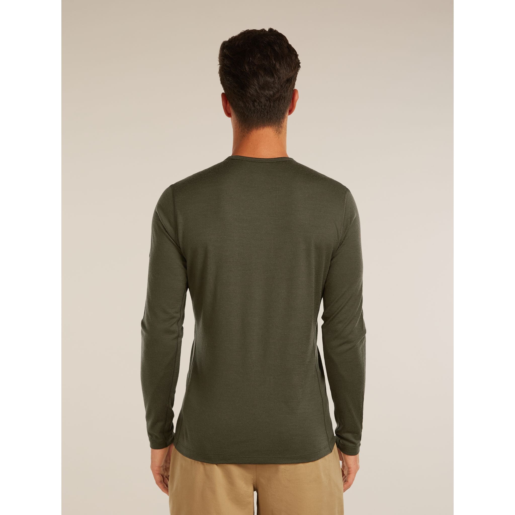 Icebreaker Men's 200 Oasis Long Sleeve Crewe Thermal Top