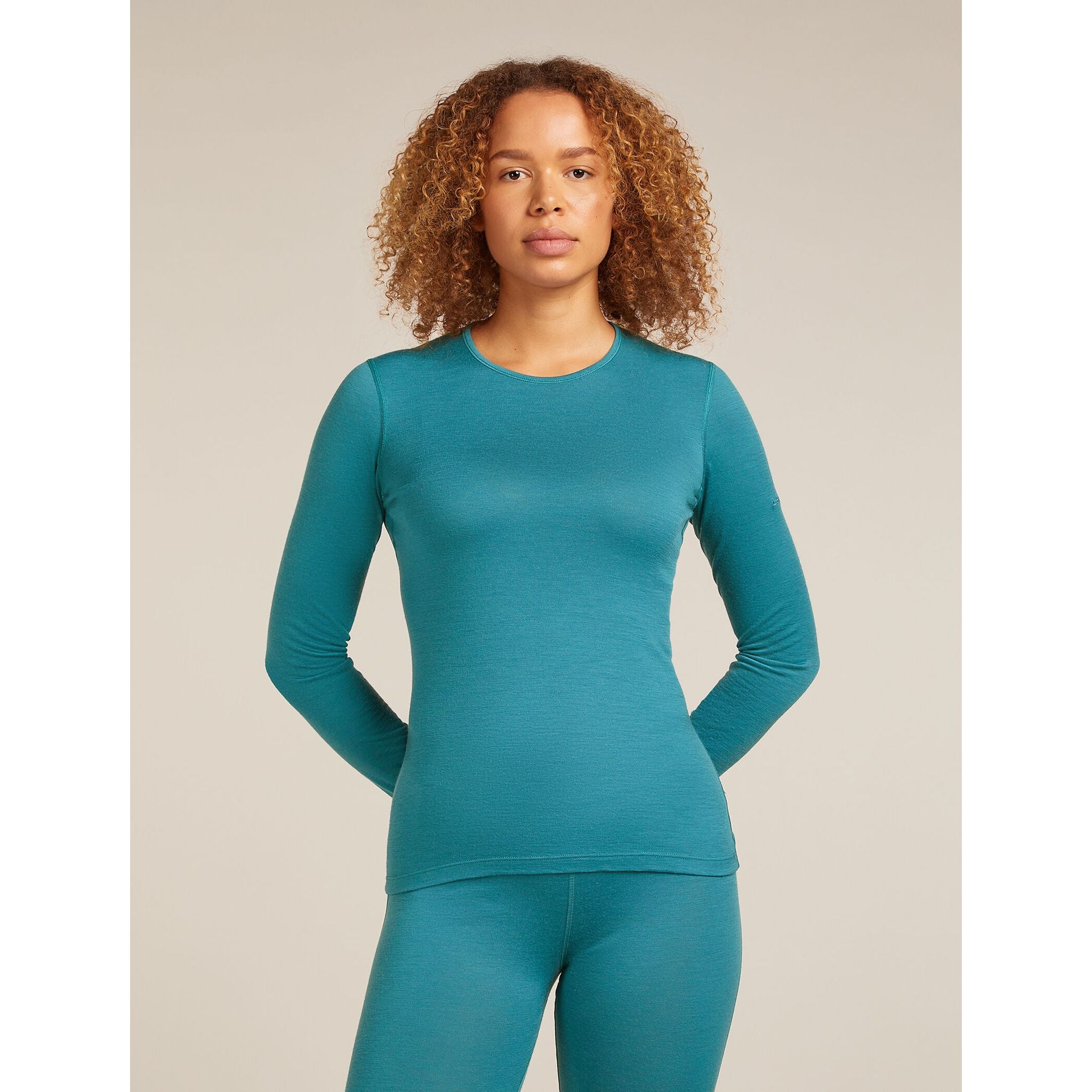 Icebreaker Women's 200 Oasis Long Sleeve Crewe Thermal Top