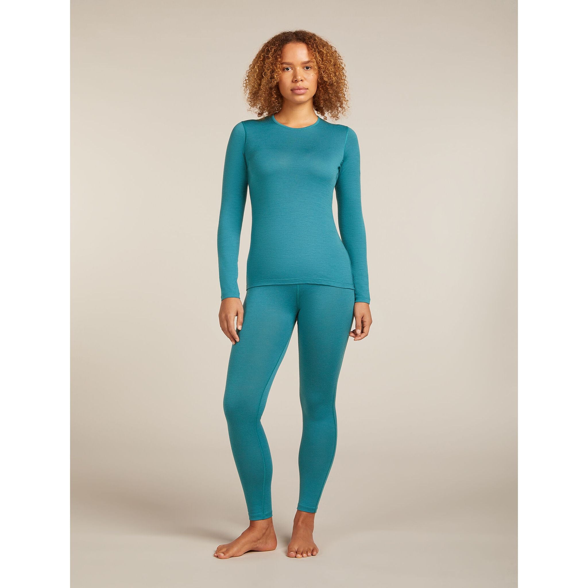 Icebreaker Women's 200 Oasis Long Sleeve Crewe Thermal Top