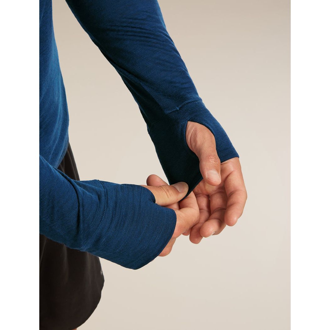 Icebreaker Men's Merino 200 RealFleece Descender Long Sleeve Half Zip