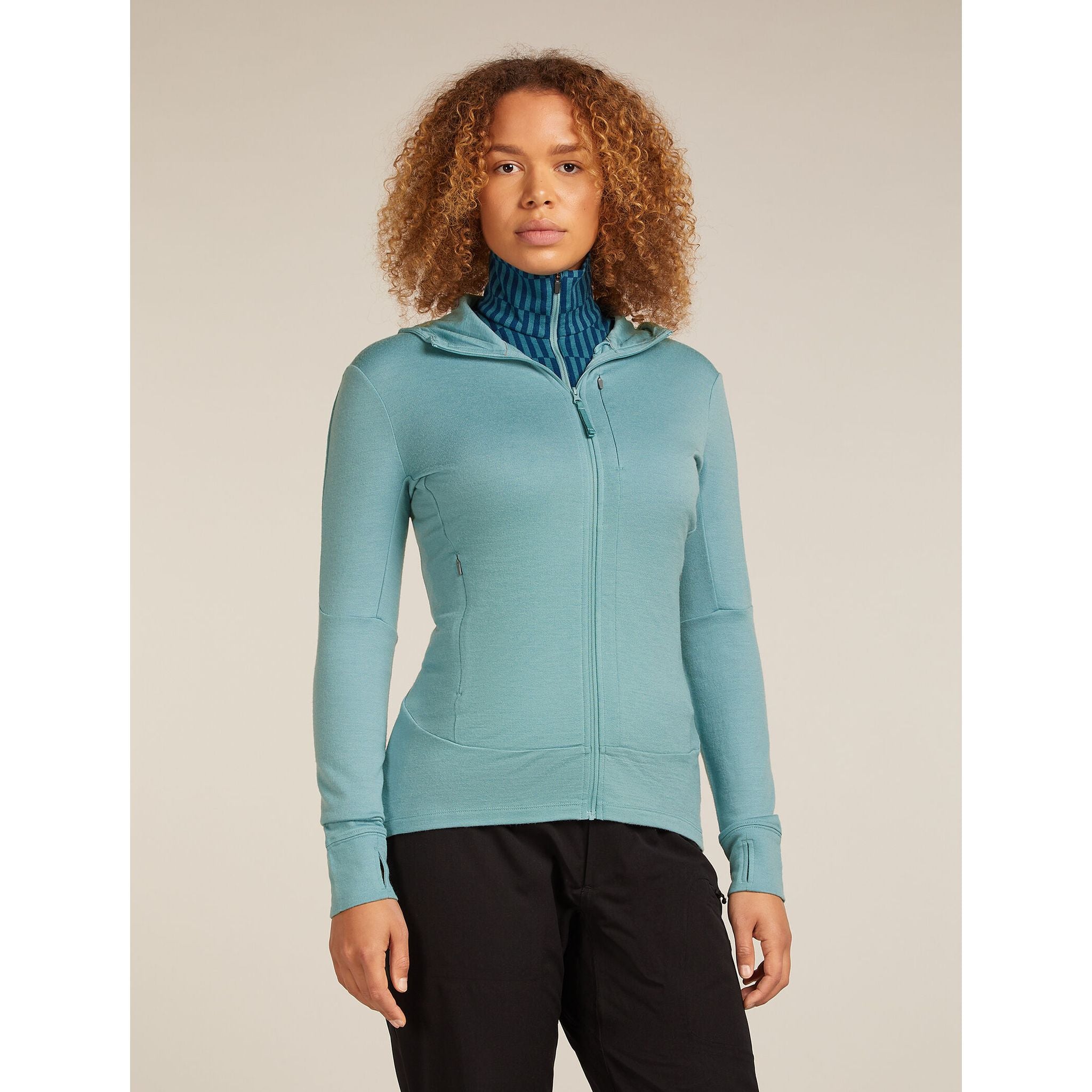 Icebreaker Women's Merino 260 Quantum Long Sleeve Zip Hoodie