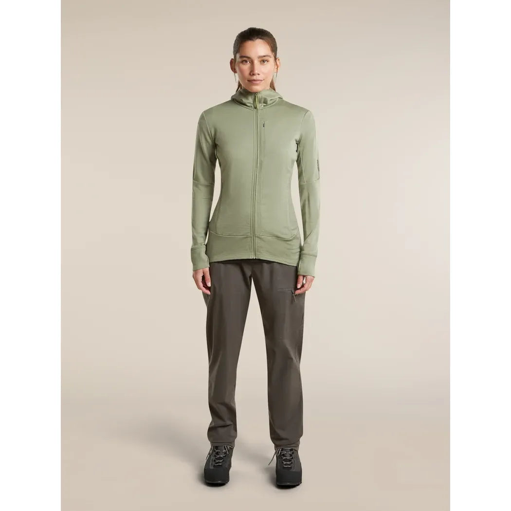Icebreaker Women's Merino 260 Quantum Long Sleeve Zip Hoodie Fleece Outside Sports