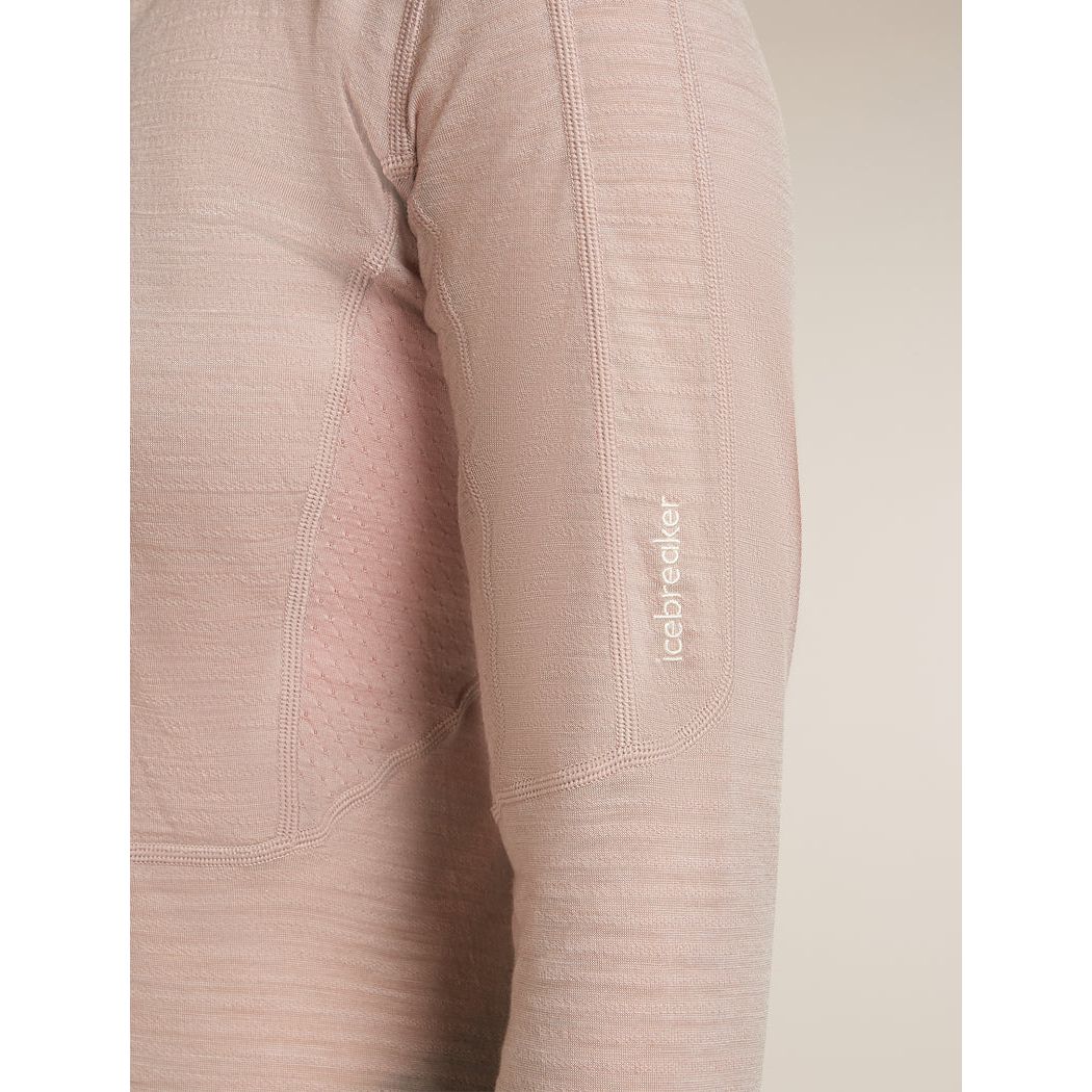 Icebreaker Women's Merino 200 RealFleece Descender Long Sleeve Half Zip