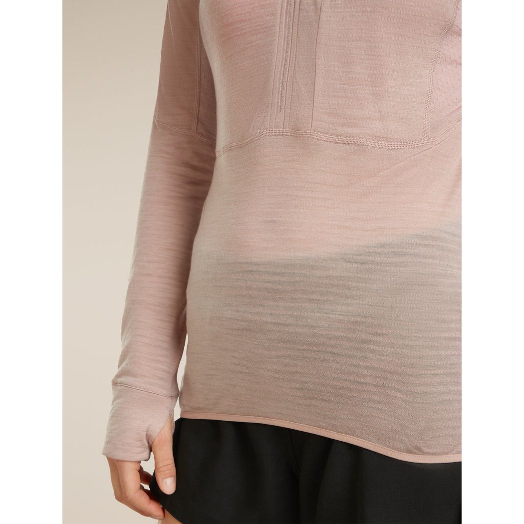 Icebreaker Women's Merino 200 RealFleece Descender Long Sleeve Half Zip