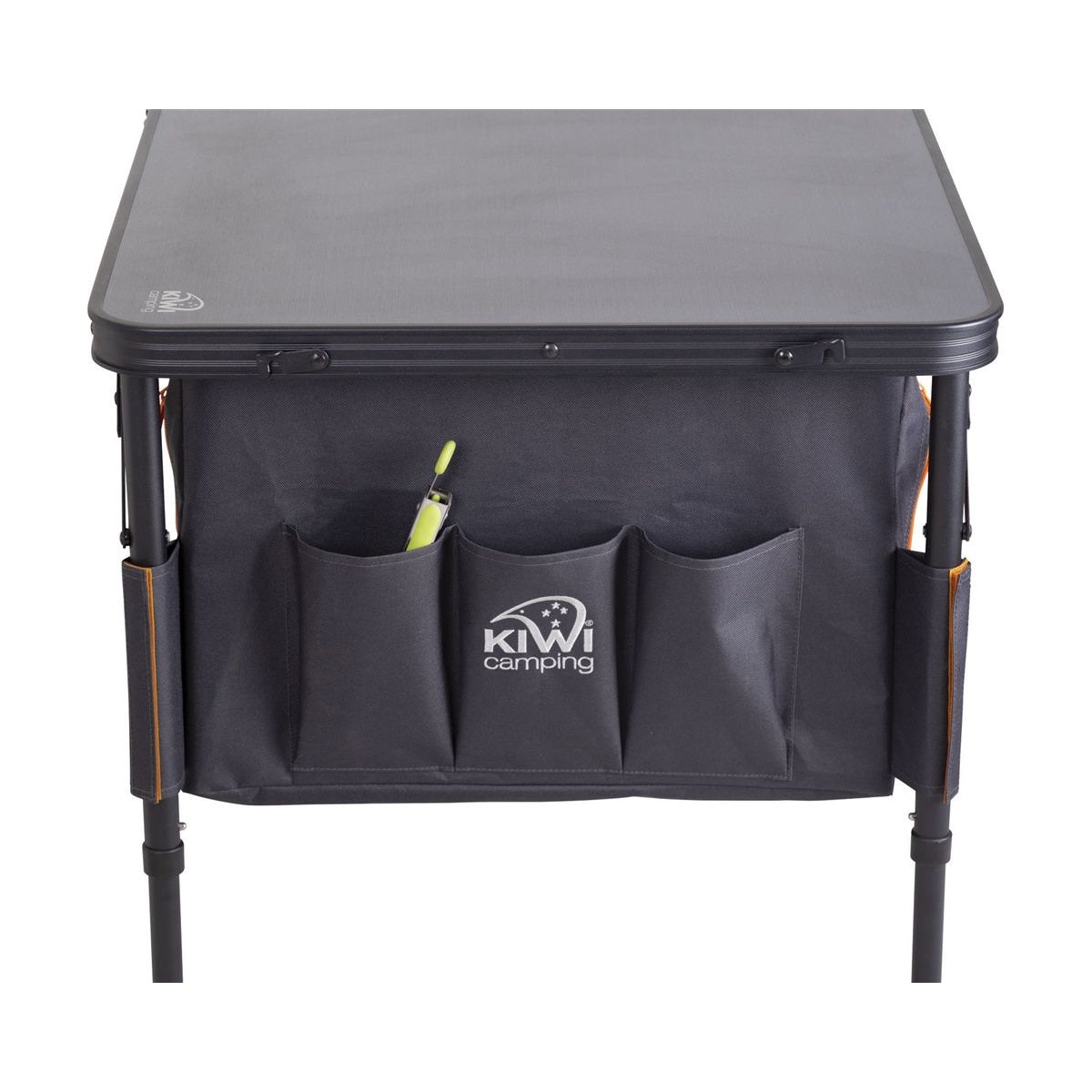 Kiwi Camping Bi-Fold Table with Pantry Outside Sports