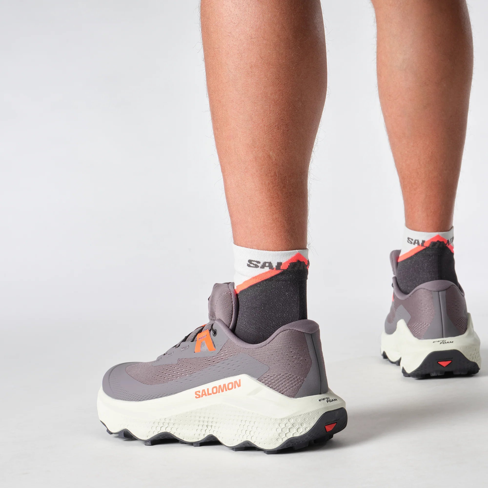 Salomon Men's Ultra Glide 3 Excalibur/Icicle/Neon Flame