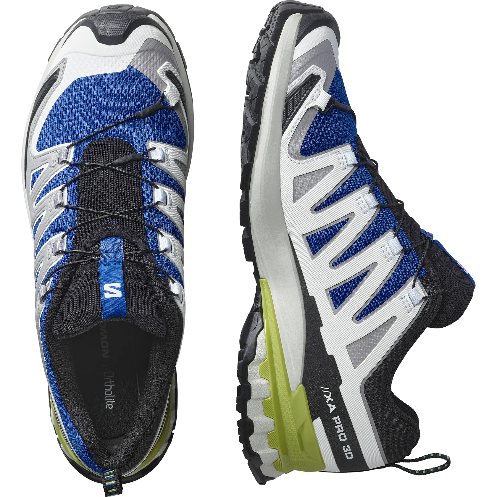 Salomon Men's Xa Pro 3D V9 Nautical Blue/Alloy/Dark Citron