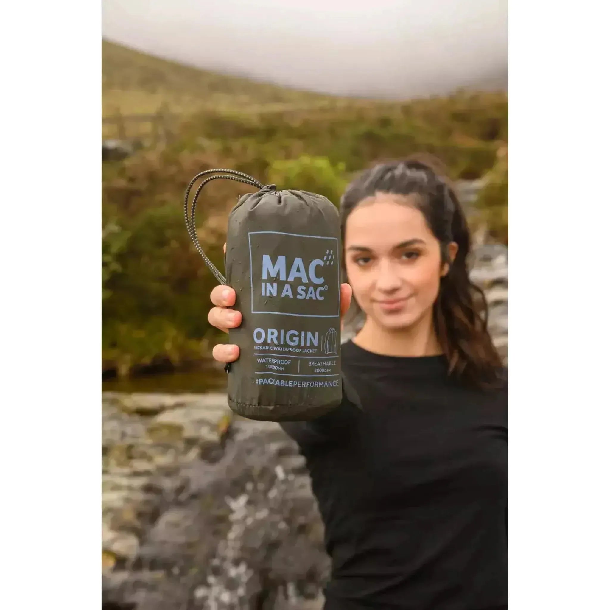 Mac-In-A-Sac Adult Rain Jacket Outside Sports