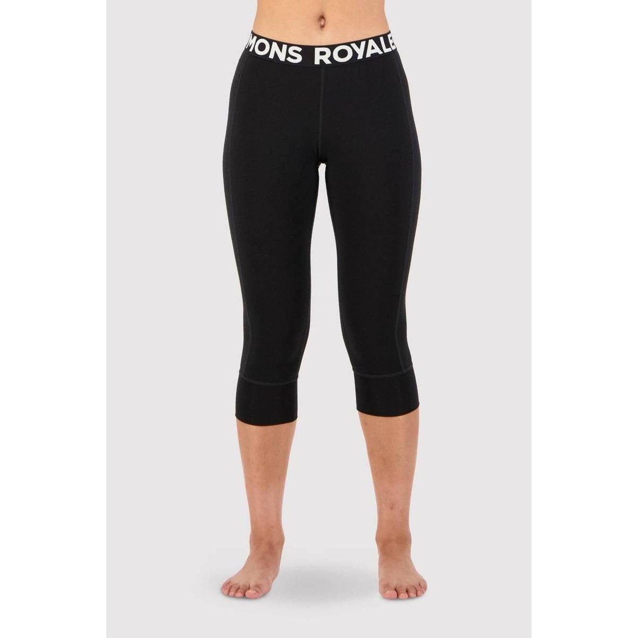 Mons Royale Womens Cascade 3/4 Leggings Outside Sports