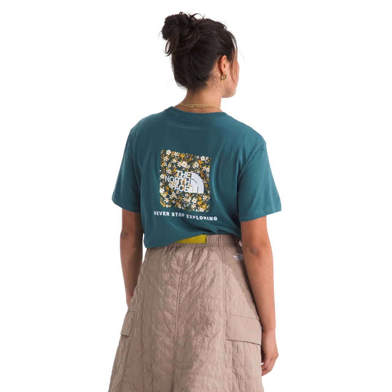 The North Face Women’s Evolution Floral Box NSE Short Sleeve Tee—Graphic