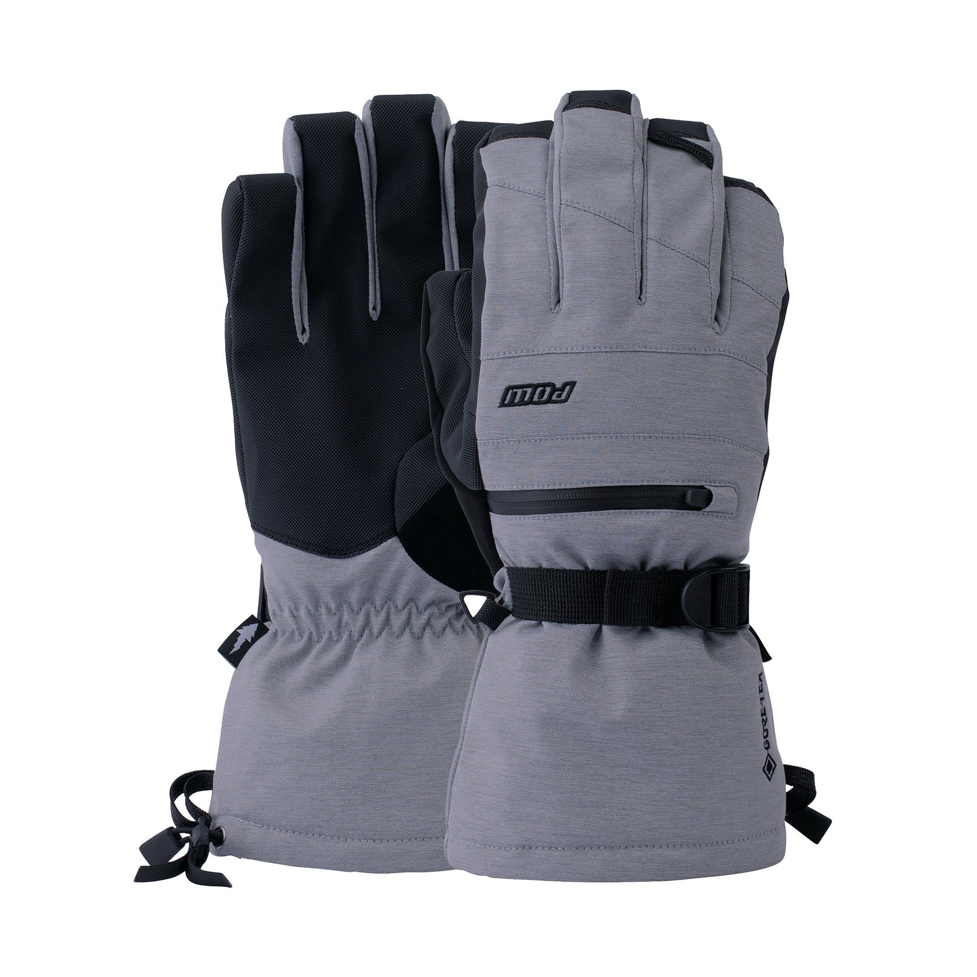 POW Men's Wayback Long GTX Ski Gloves Outside Sports