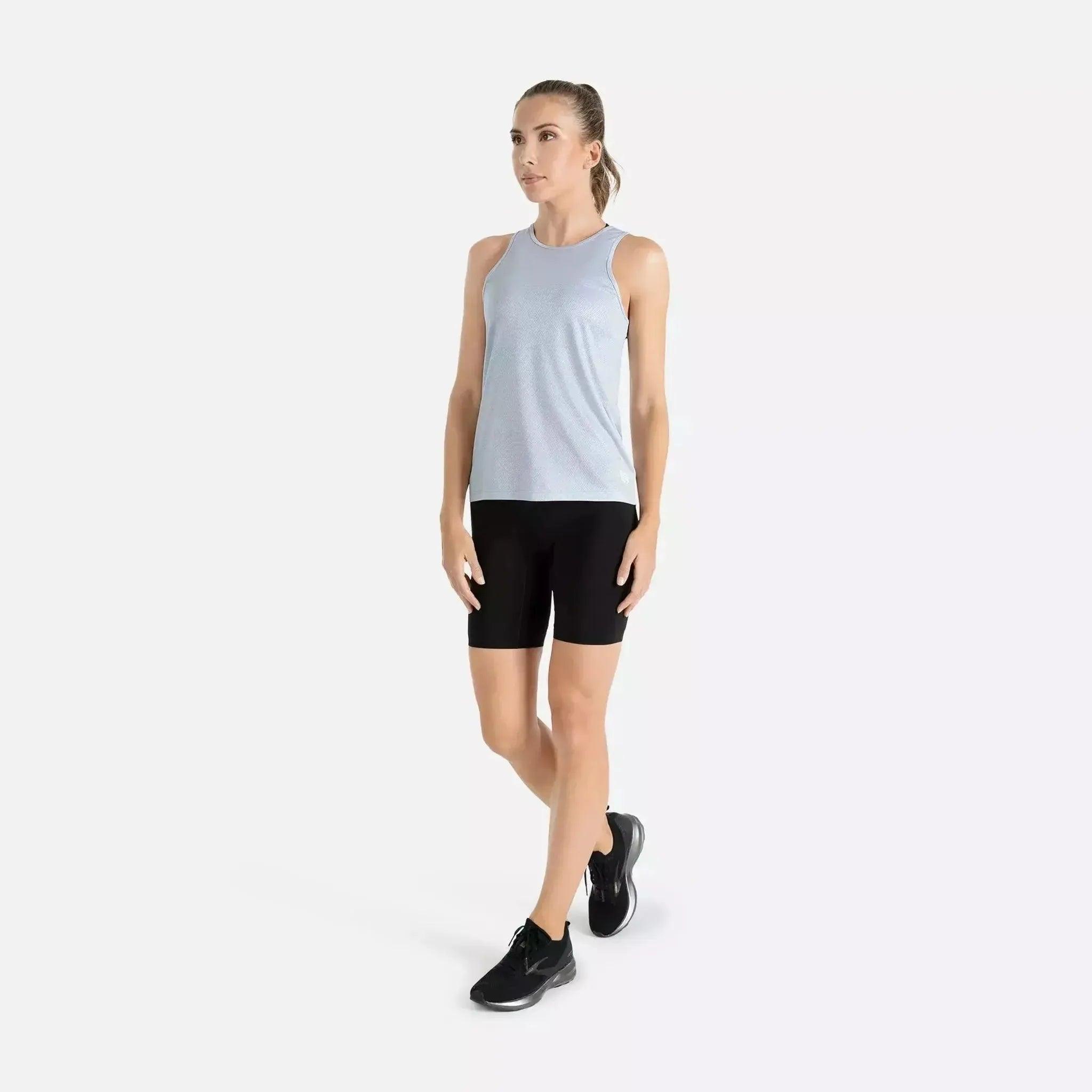 Pressio Womens Hapai Singlet Wideback Outside Sports