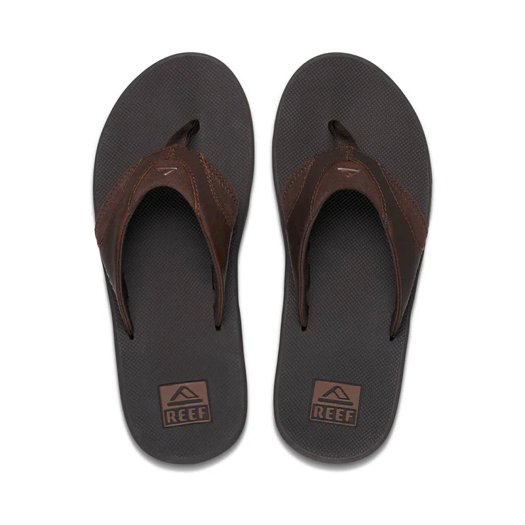 Reef Men's Leather Fanning Jandals