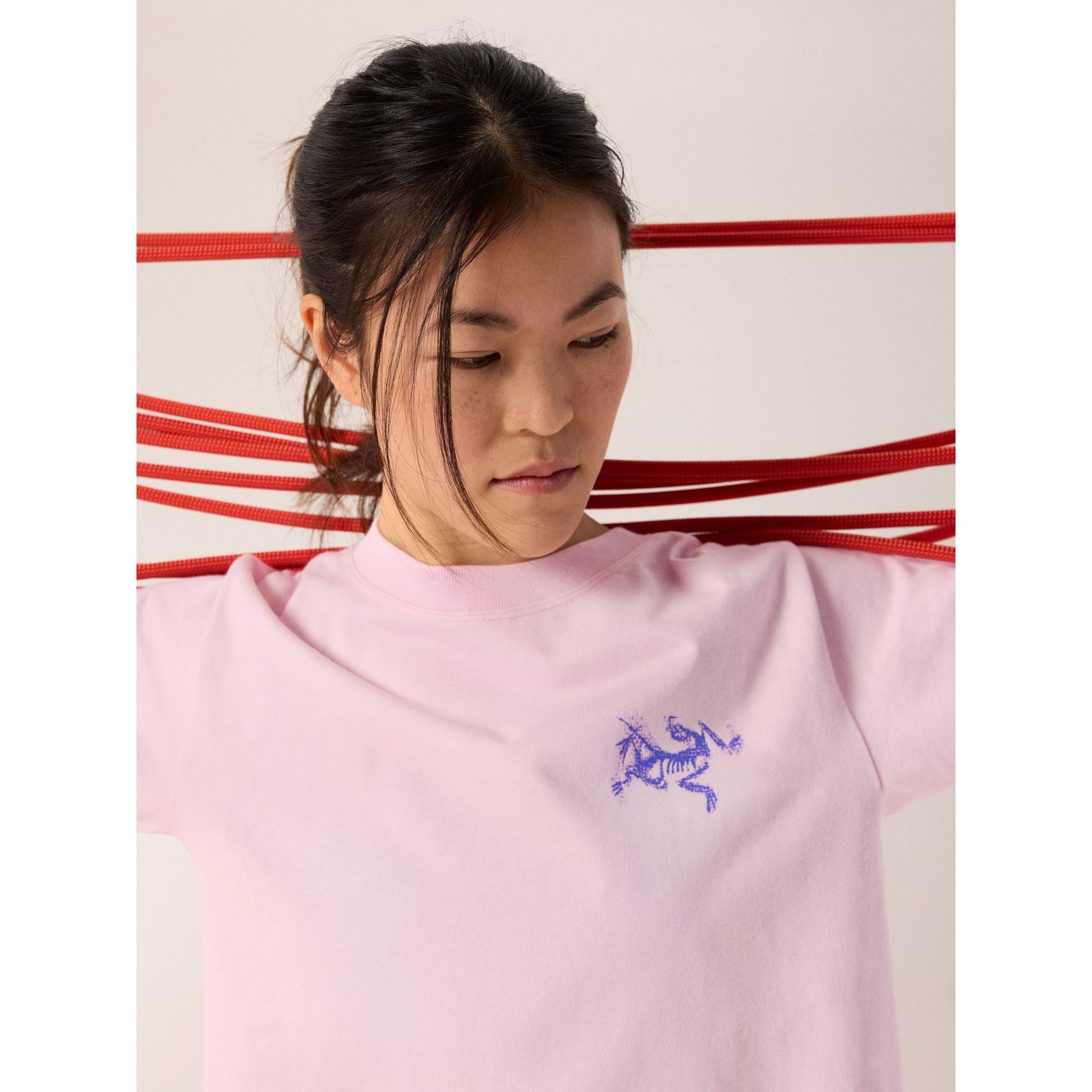 Arc'teryx Women's Kragg Cotton Bird Tile Crew Short Sleeve