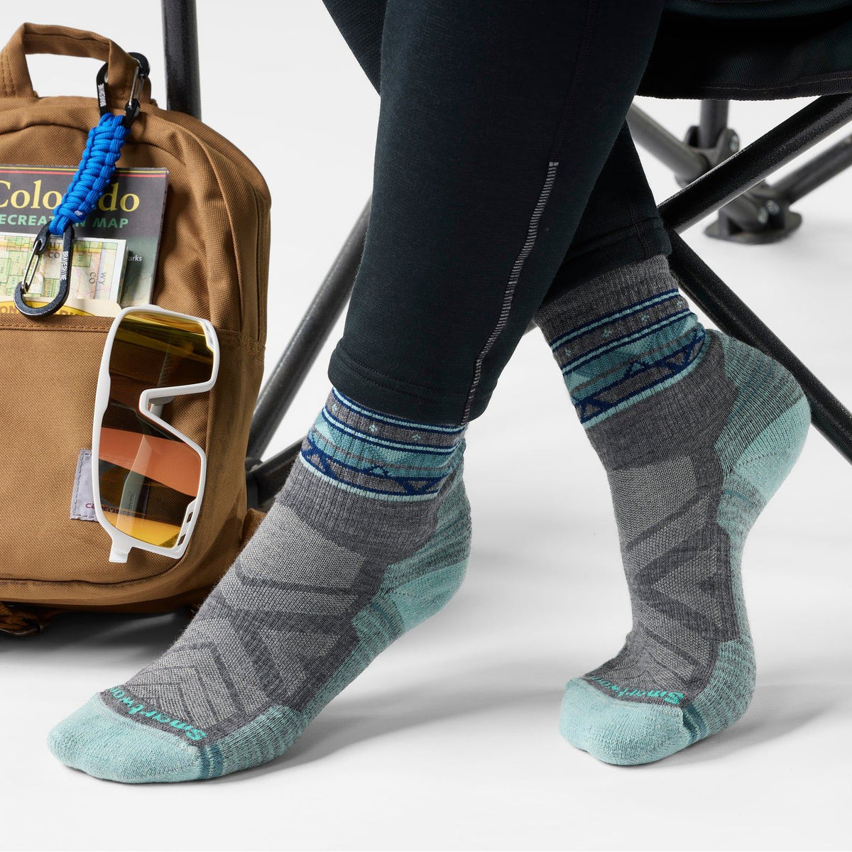 Smartwool Women's Light Cushion Zig Zag Valley Mid Crew Hiking Socks