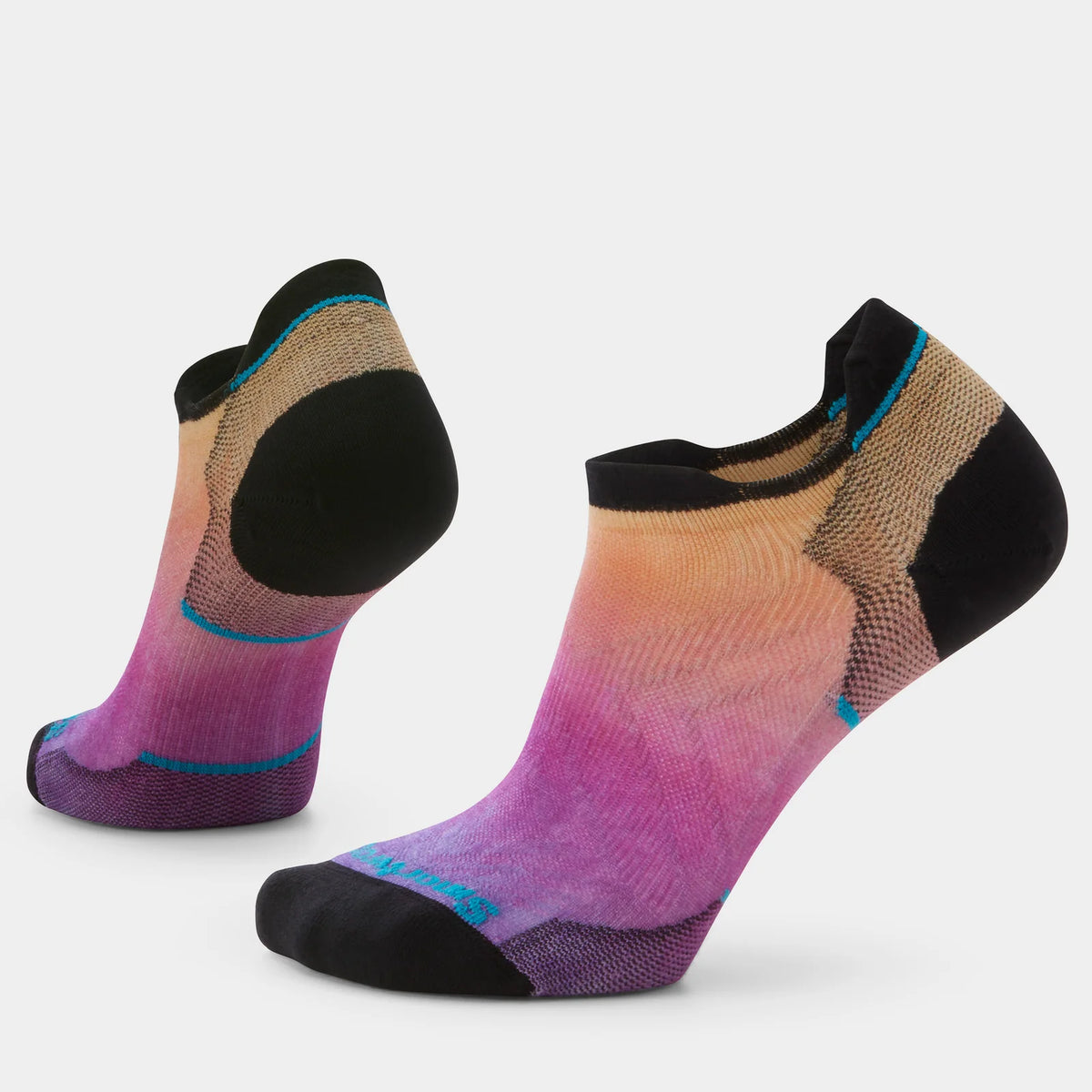 Smartwool Women's Zero Cushion Ombre Print Low Ankle Running Socks