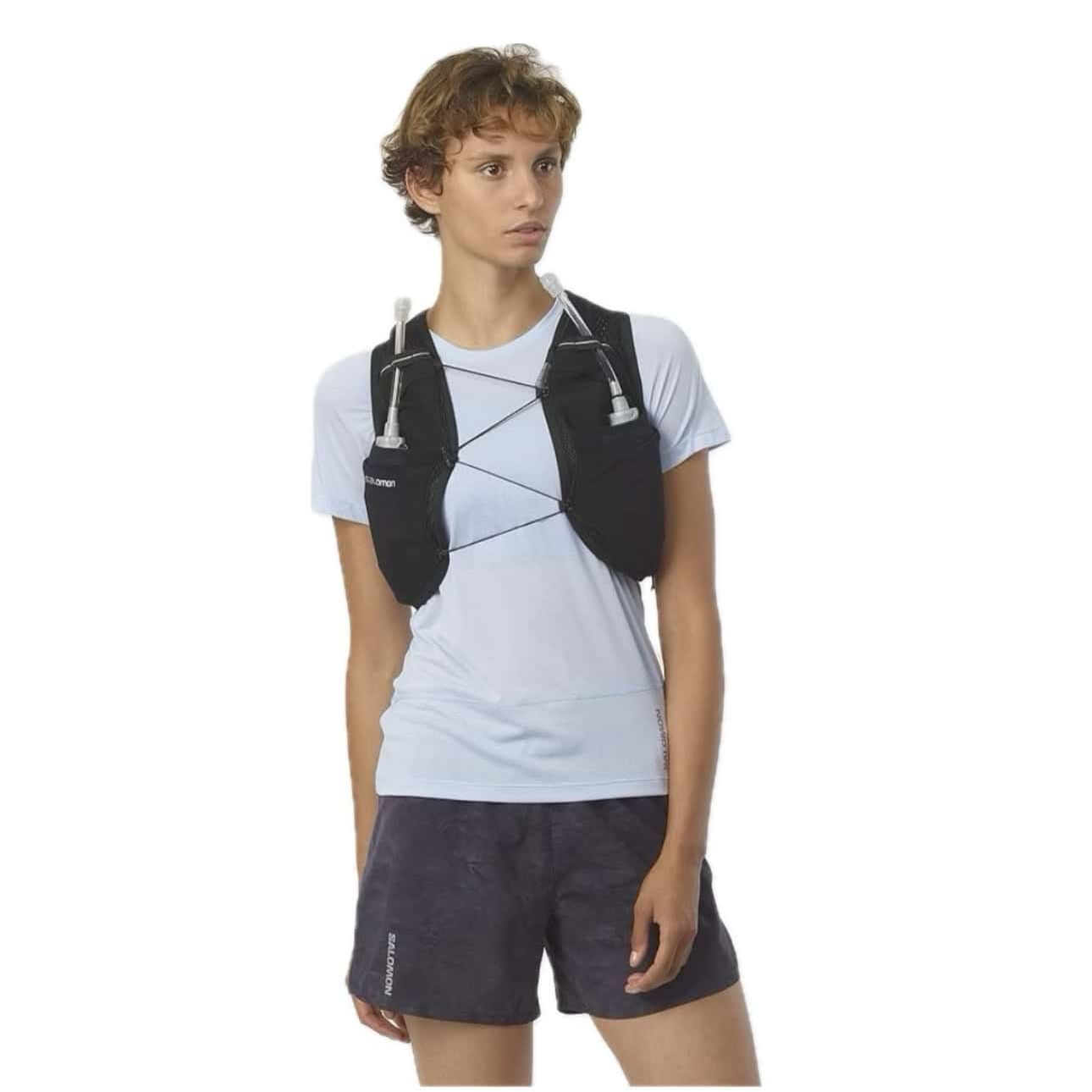 Salomon Women's Active Skin 8 Running Vest with Flasks