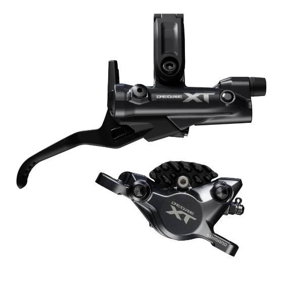 Shimano Deore XT BR-M8200 Right Front Disc Brake Kit 1000mm 2 Piston *Low Viscosity Oil Only*