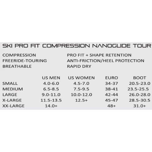 Dissent Ski Pro Fit Compression Nano Tour Socks