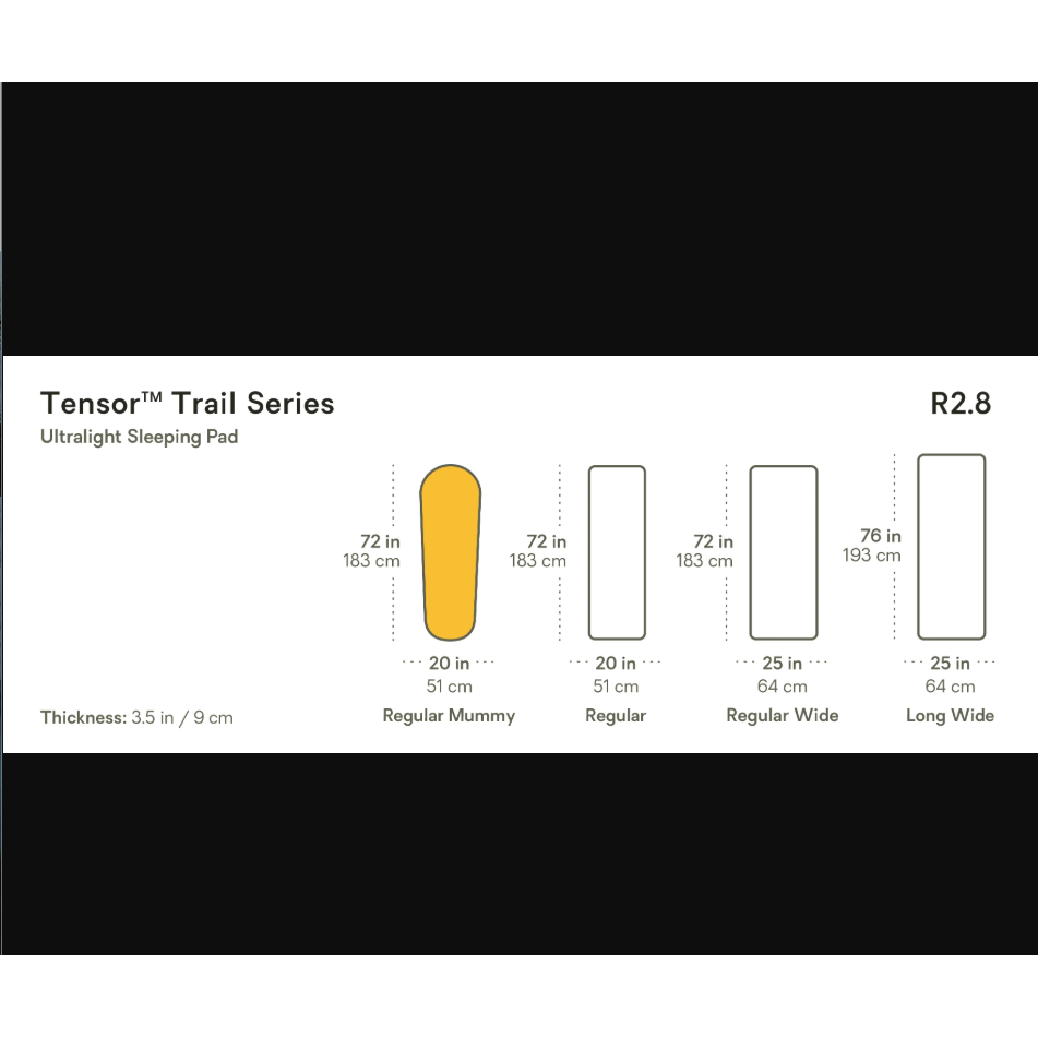Nemo Tensor Trail Regular Mummy Sleeping Pad