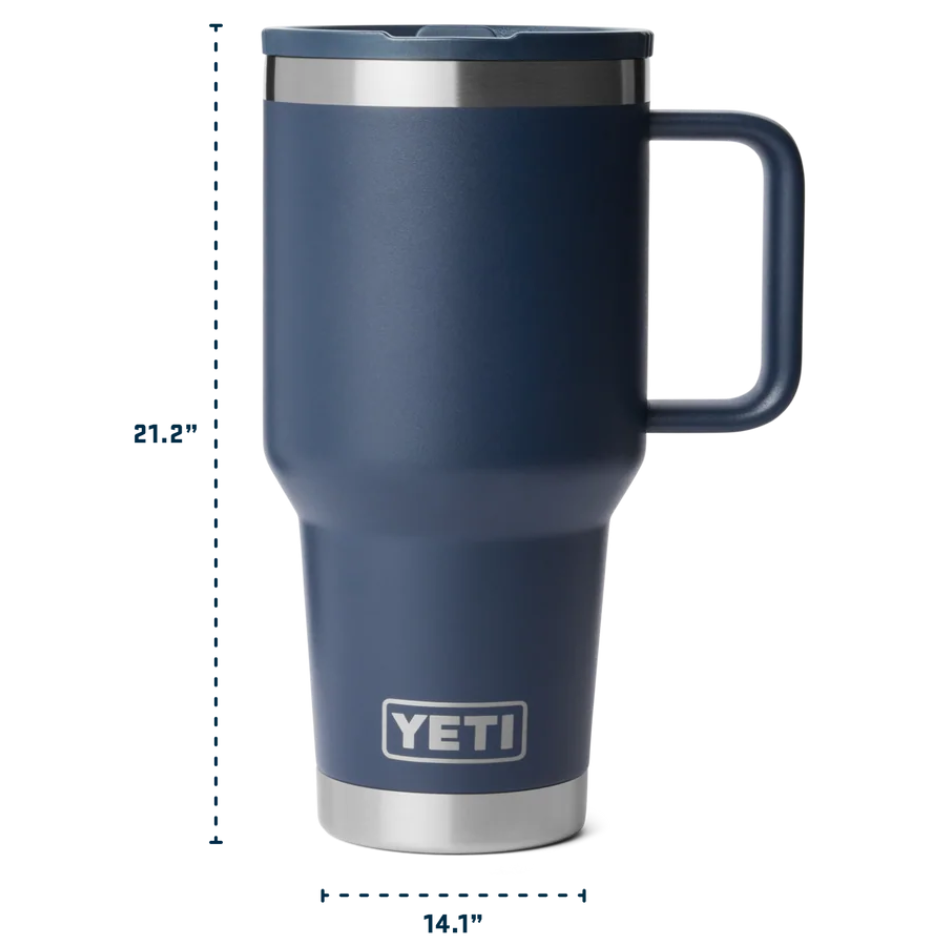 Yeti Rambler 30oz Travel Straw Mug (887ml)