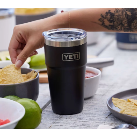 Yeti Rambler 20oz Stackable Cup (591ml) Insulated Bottles Outside Sports