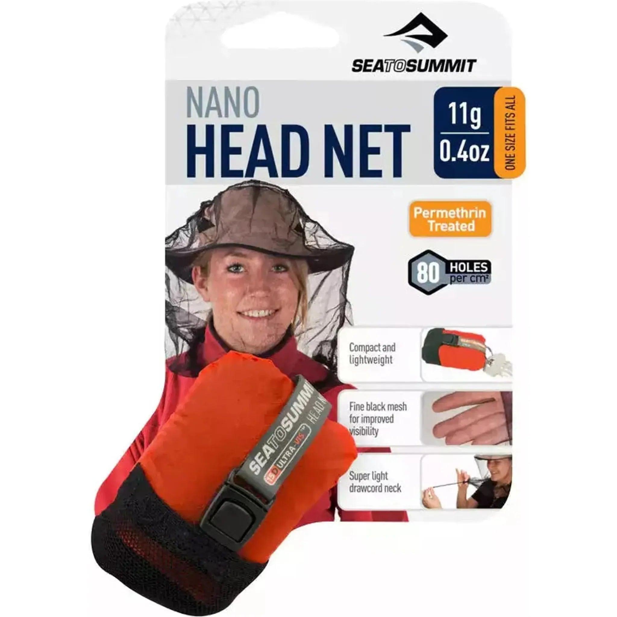 Sea To Summit Nano Mosquito Head Net Treated Outside Sports