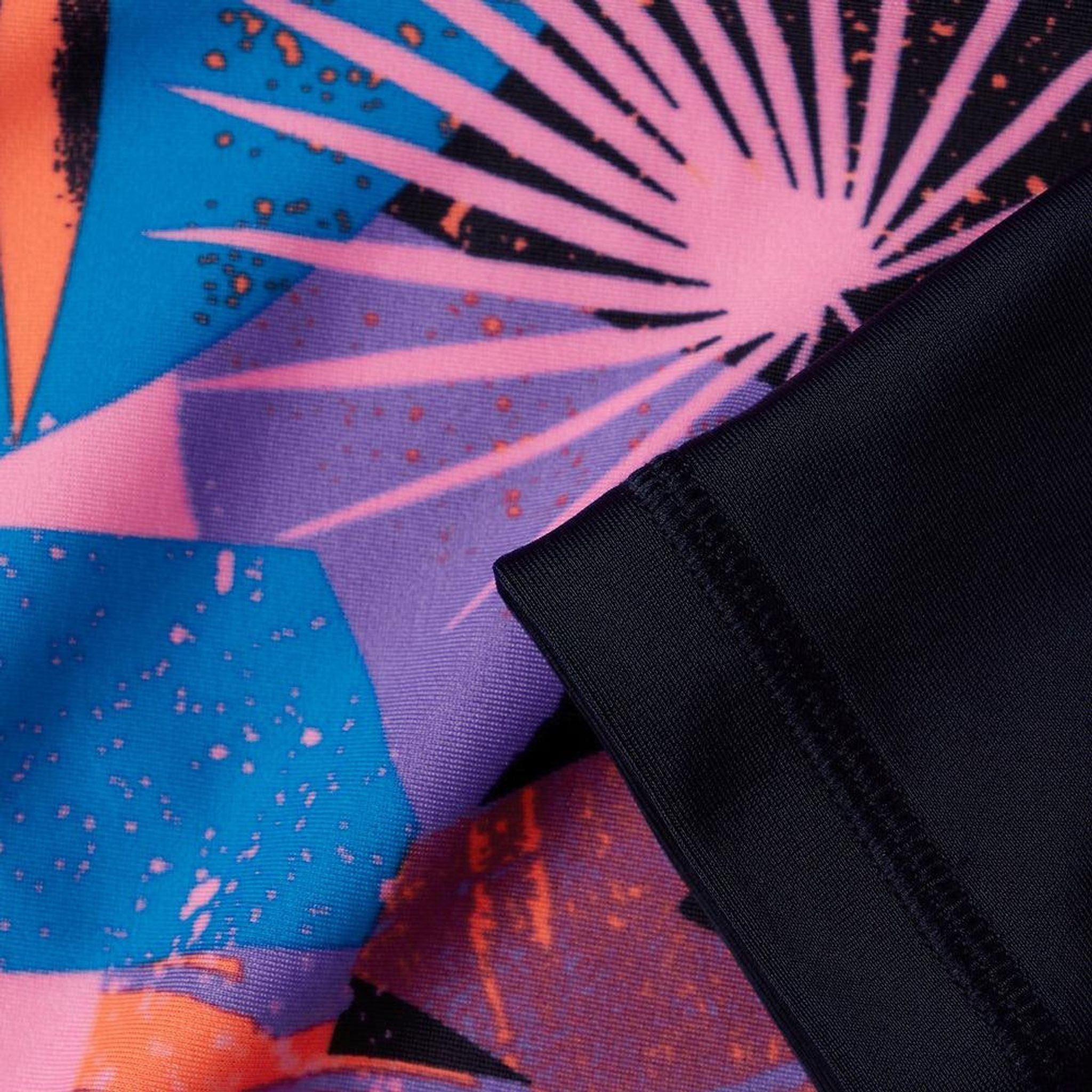 Speedo Girls Printed LS Rash Top Outside Sports