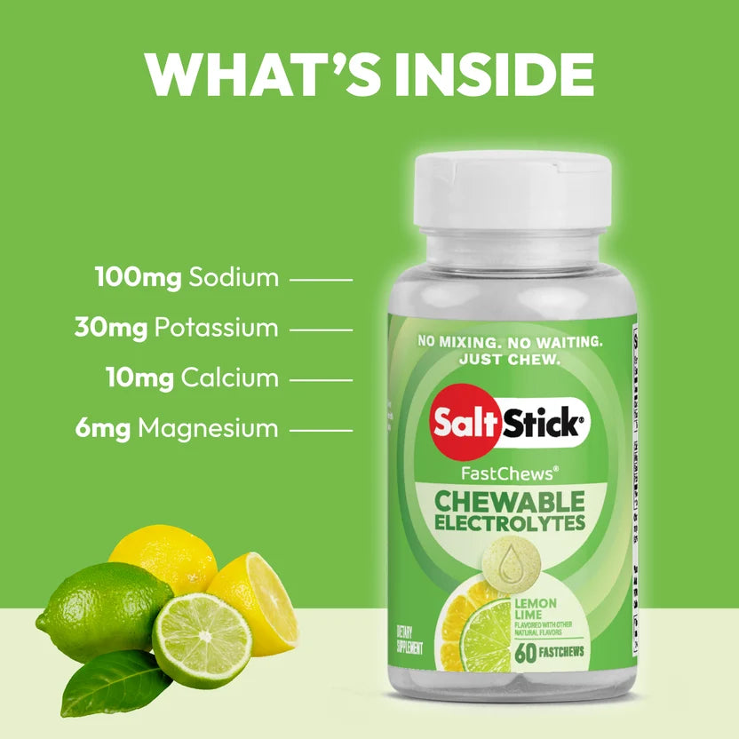Saltstick Fastchews Electrolyte Replacement Chews - Bottle