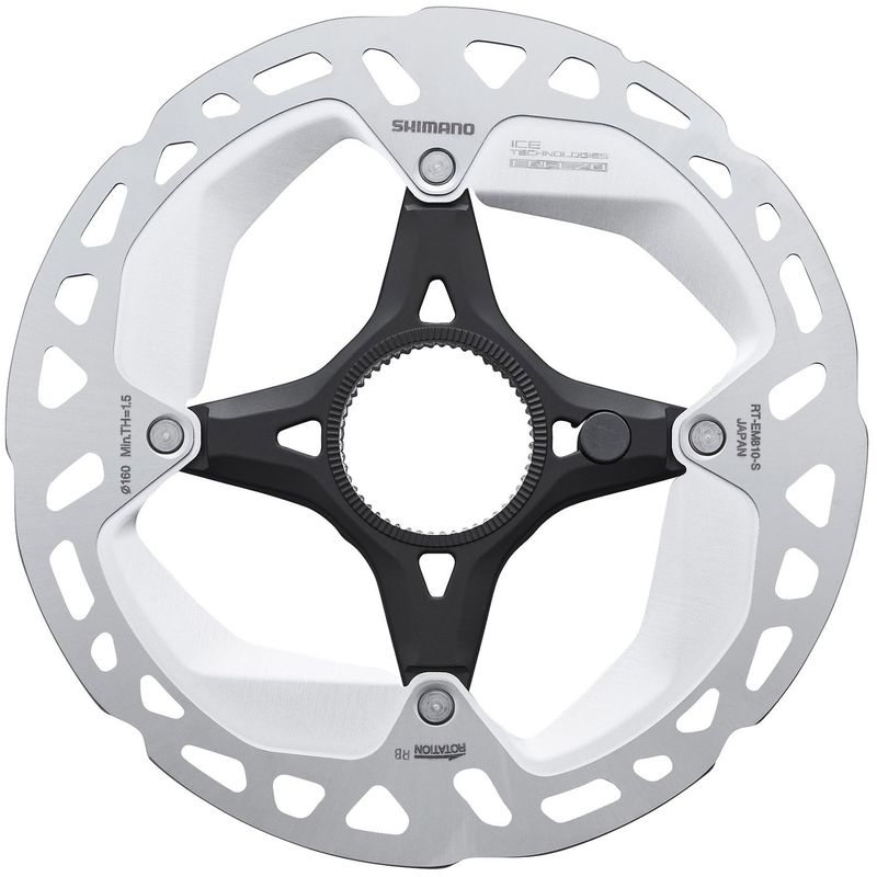 Shimano RT-EM810 Disc Rotor Ice-Tech Centrelock For Steps E-Bike